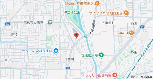 芝生町2丁目戸建の地図