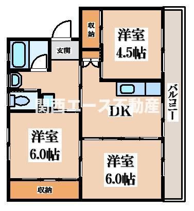 【間取り】 | ビレッジハウス青木