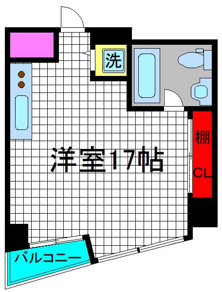 是空NANBAⅡの間取り