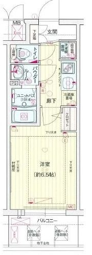 プレサンス梅田北オールの間取り
