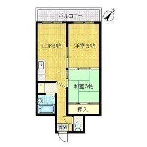 ハイツ鍛治の間取り