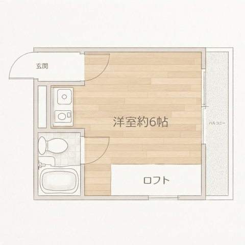 メゾン住吉大社の間取り