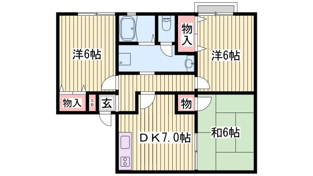 ベルコリーヌの間取り