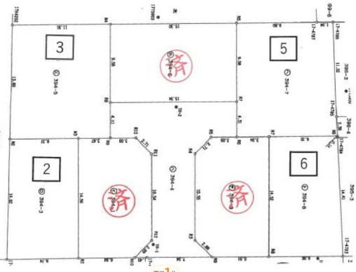 小坂４丁目 住宅用地　2号地の区画図