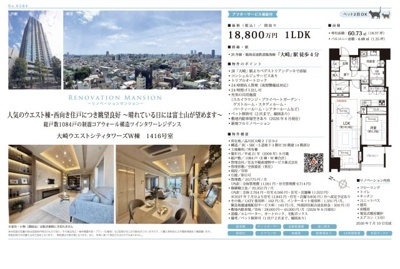 【その他】 | 大崎ウエストシティタワーズW棟　仲介手数料無料＋90万円現金プレゼント中