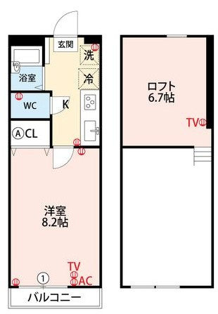 グルナディエⅠの間取り|使い勝手の良い間取りです♪