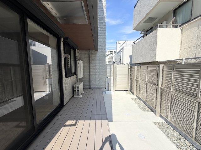 Ｖｉａ　Ｓｏｌｅ六甲道のバルコニー