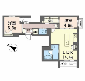 【間取り】 | シャーメゾン　ノワリー