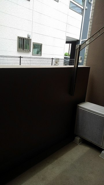 横浜市戸塚区柏尾町の賃貸マンションのバルコニー
