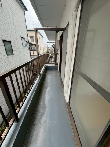阪口マンションのバルコニー
