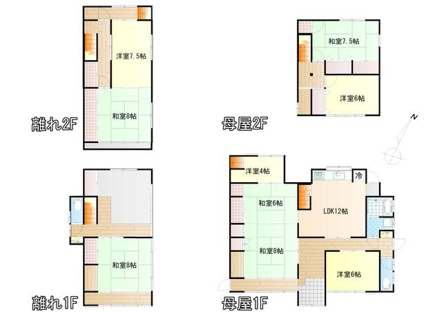 瑞浪市日吉町の間取り