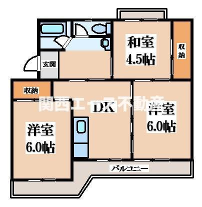 【間取り】 | ビレッジハウス境港第三