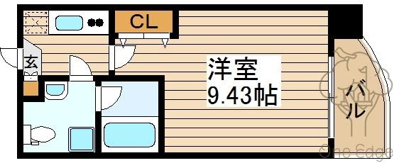 セレニテ天六西の間取り