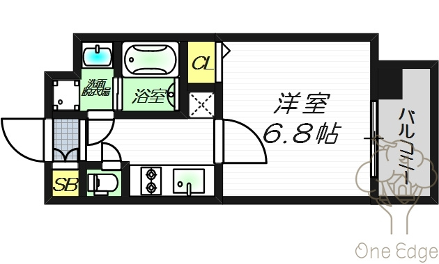 アドバンス東梅田アクシスの間取り