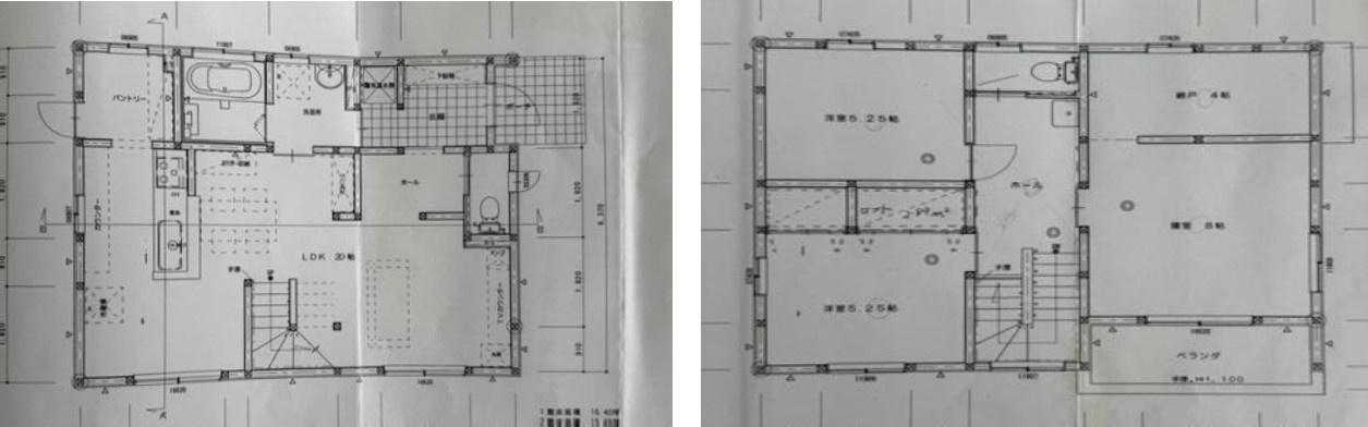 【中古戸建】前橋市富士見町原之郷の間取り|■間取り図｜敷地面積：294.00（約88.93坪）　建物面積：105.99（約32.06坪）