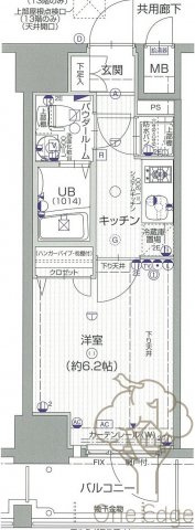エスリード天神橋筋六丁目の間取り