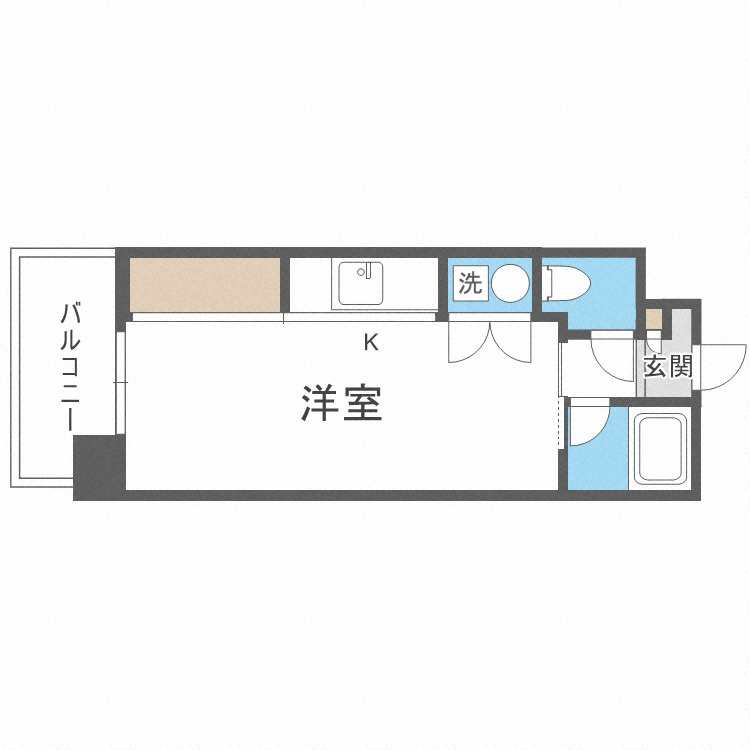 アリビオ北巽の間取り