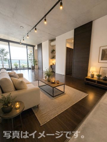 菊池郡大津町大字室の賃貸マンションの居間・リビング|※写真はイメージです。現況優先