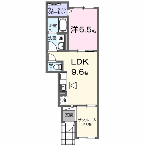 メゾンドローズ・ガーデンの間取り