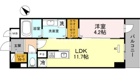 【間取り】 | La Luce長堀通