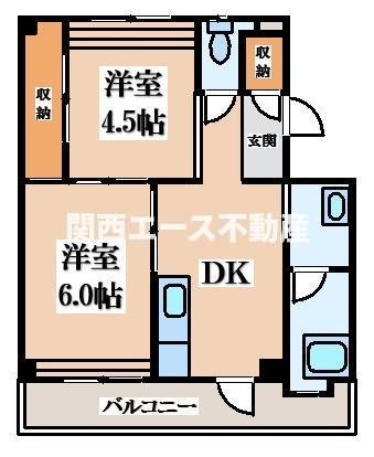 【間取り】 | ビレッジハウス湖山