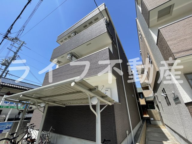 フジパレス若江岩田Ⅱ番館の外観|外はこのようになっています