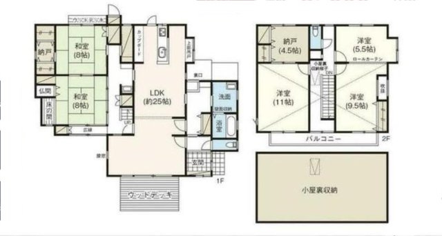 知多市八幡字堀切　中古戸建【GRAFARE REUSE HOUSE】の間取り