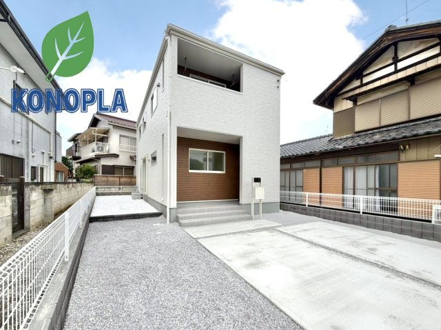 【新築戸建】藤岡市藤岡第13の外観|■外観｜少し気になる！資料請求だけ！大歓迎です♪お気軽に木ノ葉プランニング高崎店までお問い合わせください♪