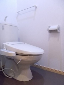 【トイレ】 | ラヴィエール富士見Ｂ | 落ち着いたトイレです