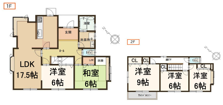 光が丘４丁目戸建ての間取り