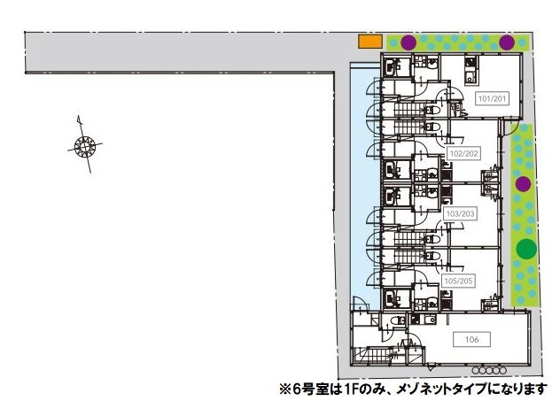 【区画図】 | オリーブ舎人(オリーブトネリ)