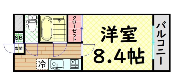 【間取り】 | 白鷺TKハイツ2号館