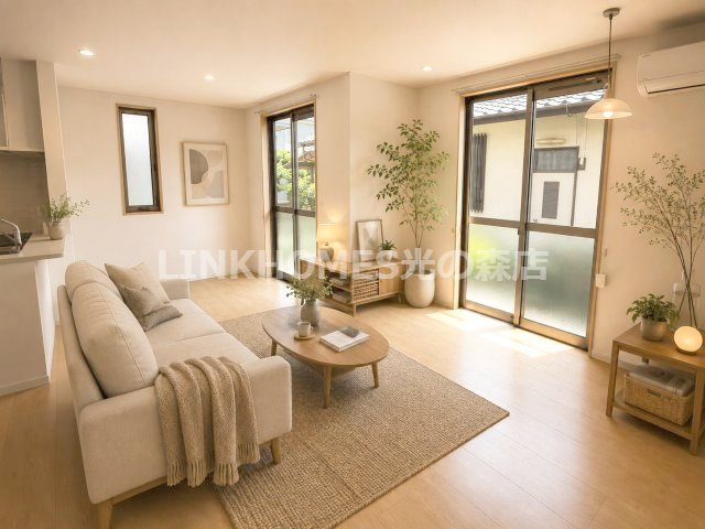 熊本市東区三郎２丁目の一戸建ての居間・リビング|※写真はイメージです。現況優先
