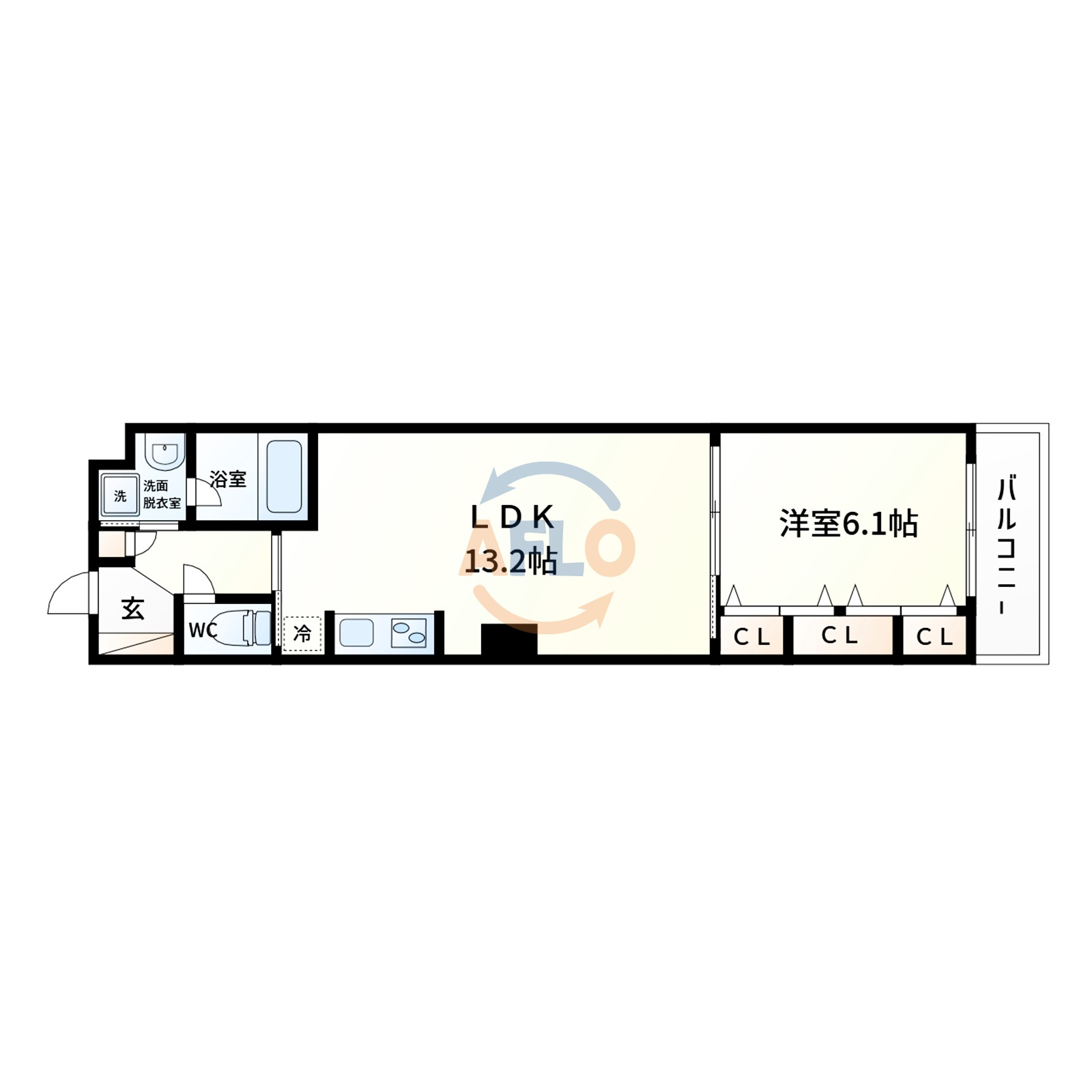 ブラービ南船場の間取り|ブラービ南船場　間取り
