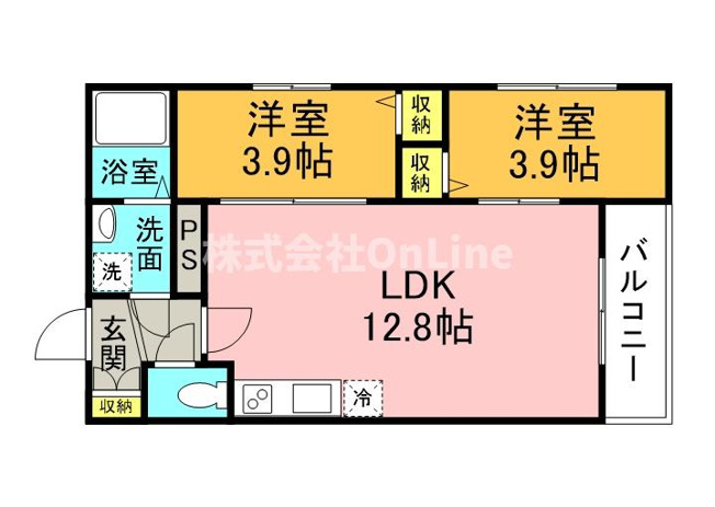 【間取り】 | Tio瓢箪山