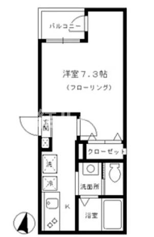 北区中十条３丁目のアパートの間取り