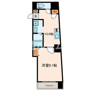 練馬区練馬１丁目の賃貸マンションの間取り