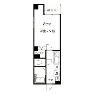 【間取り】 | ブリヂネル堀留