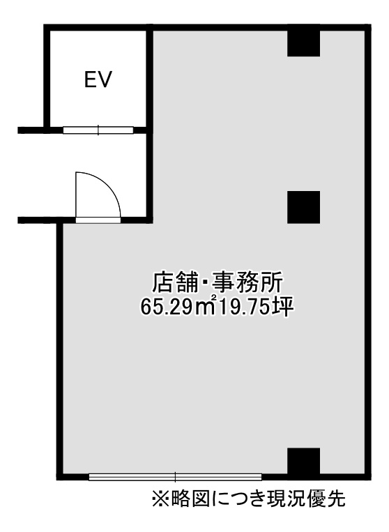 OWL瓦町ビル3階の間取り