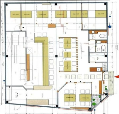 御厨栄町１丁目貸し店舗の間取り