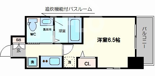 エステムコート難波WEST-SIDE Ⅳザ・フォースの間取り|エステムコート難波WEST-SIDE Ⅳザ・フォース　間取り