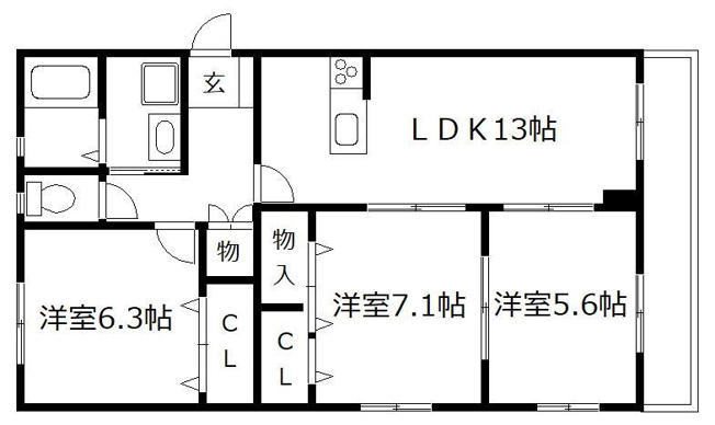 【間取り】 | 進藤コーポ