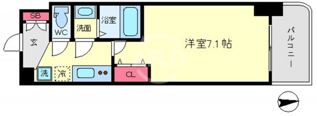 Luxe西長堀の間取り|Luxe西長堀（ラグゼ西長堀）間取り