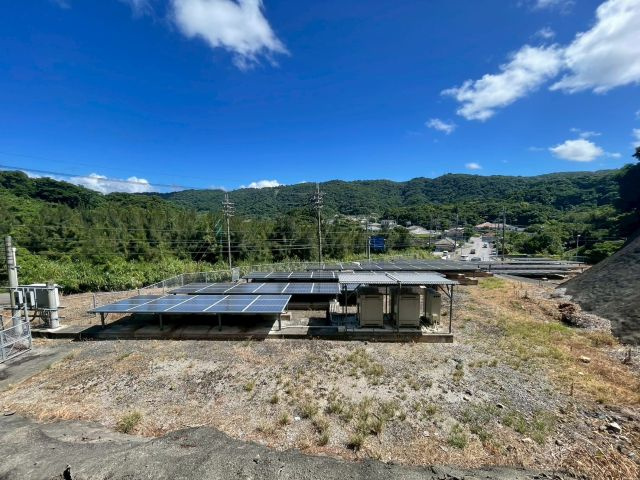 今帰仁村湧川の外観