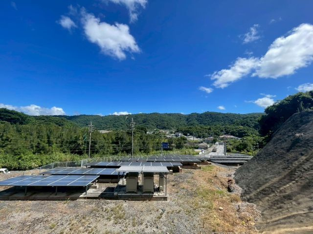 今帰仁村湧川の外観