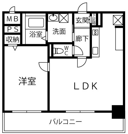 トパーズ酒殿の間取り