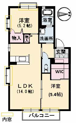 グリーンヒルの間取り