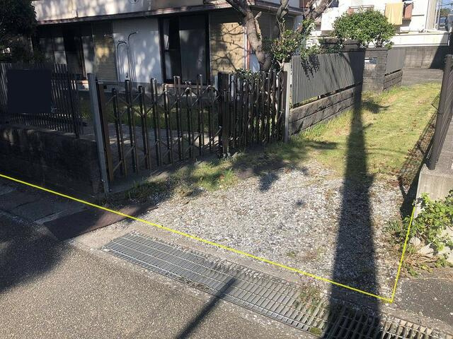 高知市鏡川町 中古住宅の外観|お家北側も土地に含みます