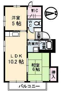 シャーメゾン己斐 B棟の間取り