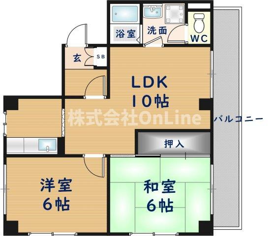 【間取り】 | ルミエール久宝寺